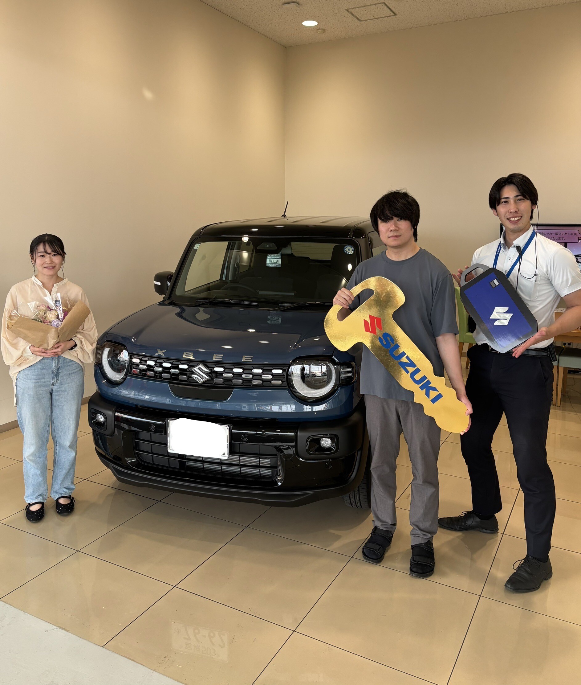 S500 ローング　‼️車検令和9年5月迄‼️ 祝ご納車】新車クロスビーご納車！！！｜納車ギャラリー｜お店ブログ